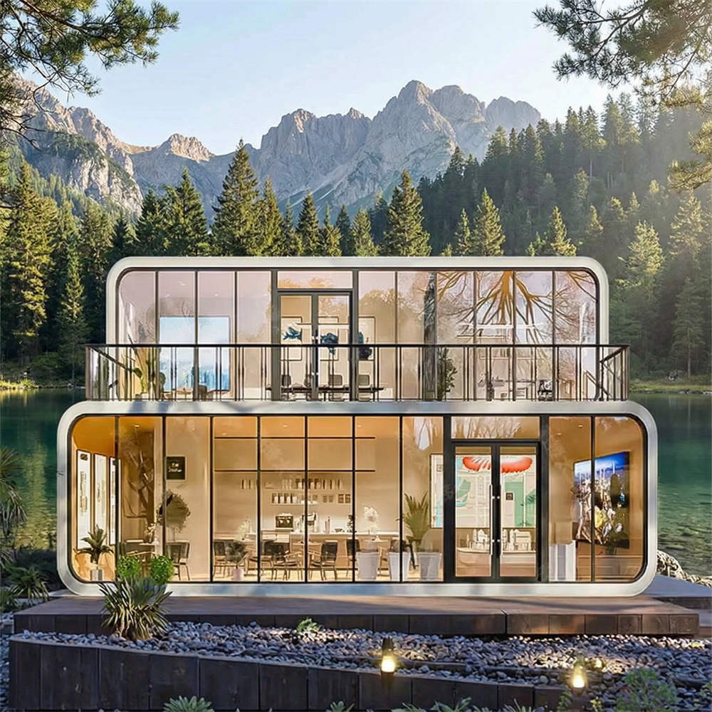 Capsule de pomme insonorisée et ventilée empilable directement