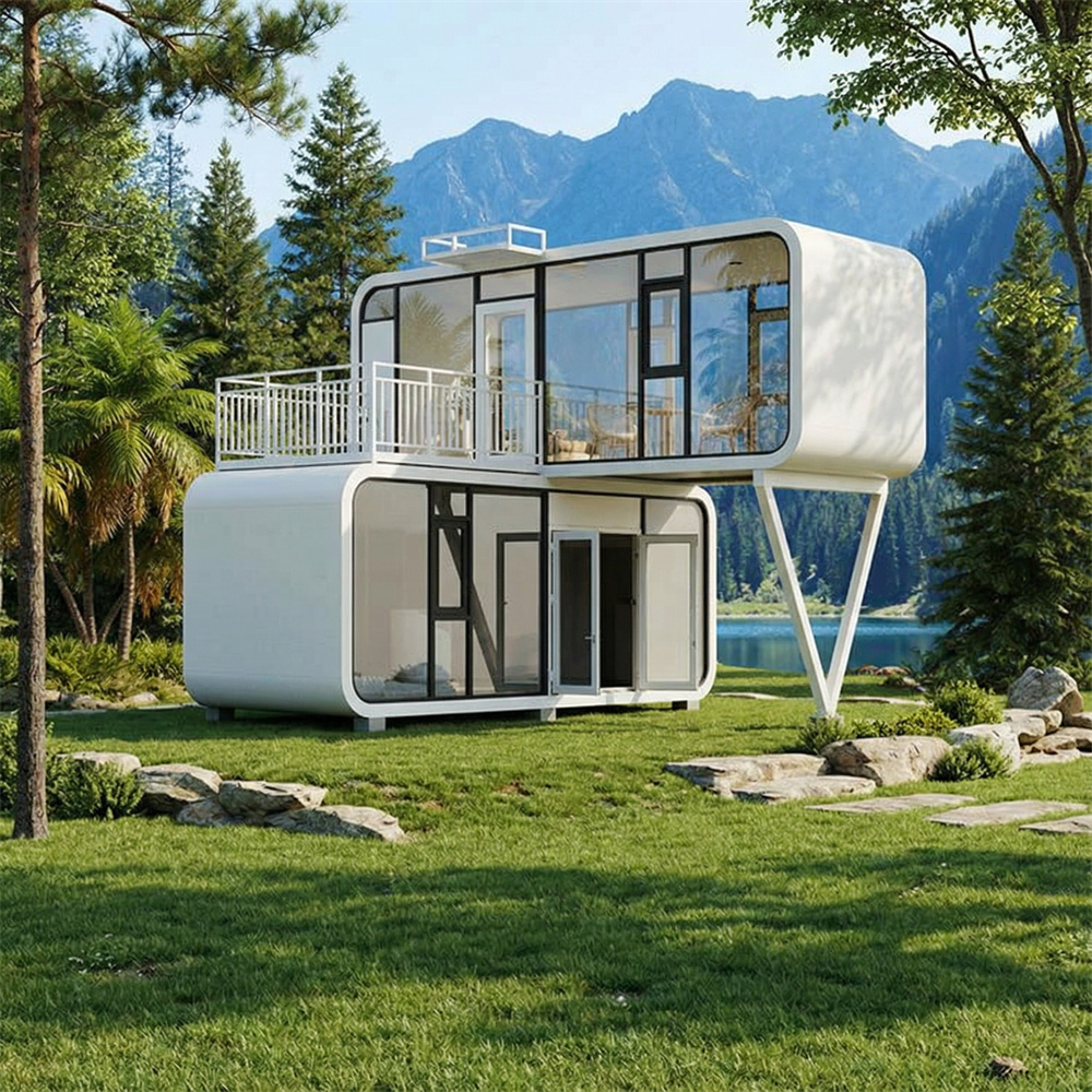 Cabine de camping à capsule spatiale étanche et écologique de type V