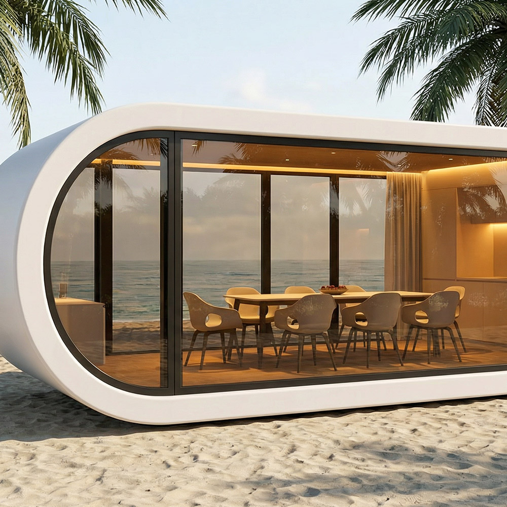 Capsule de cabine Apple détachable monocouche de forme irrégulière