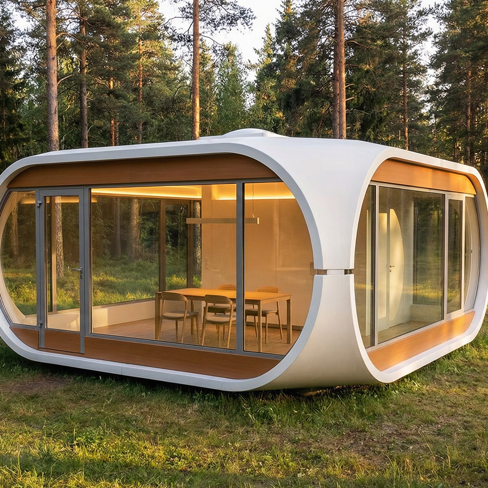 Capsule de cabine Apple détachable monocouche de forme irrégulière