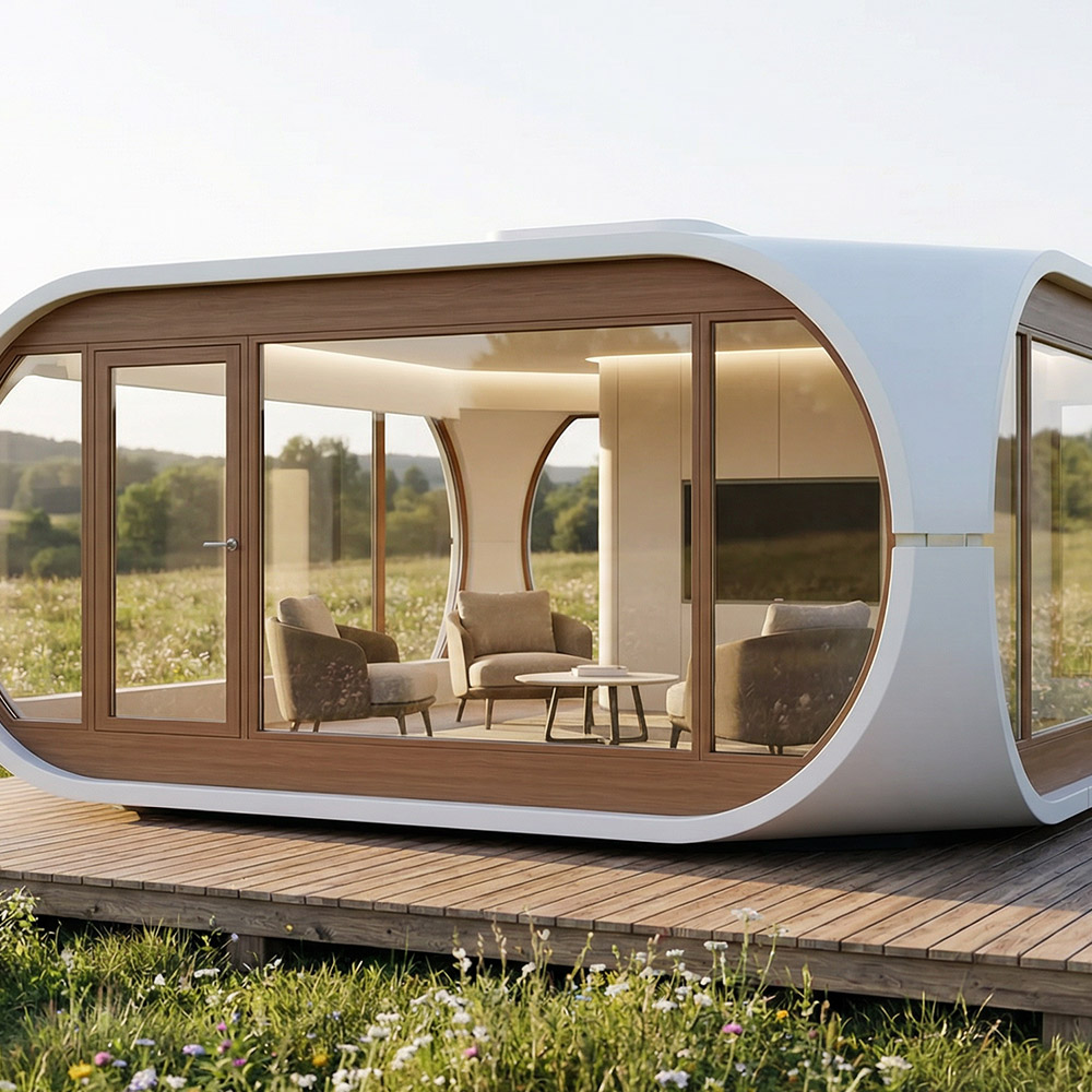 Capsule de cabine Apple détachable monocouche de forme irrégulière