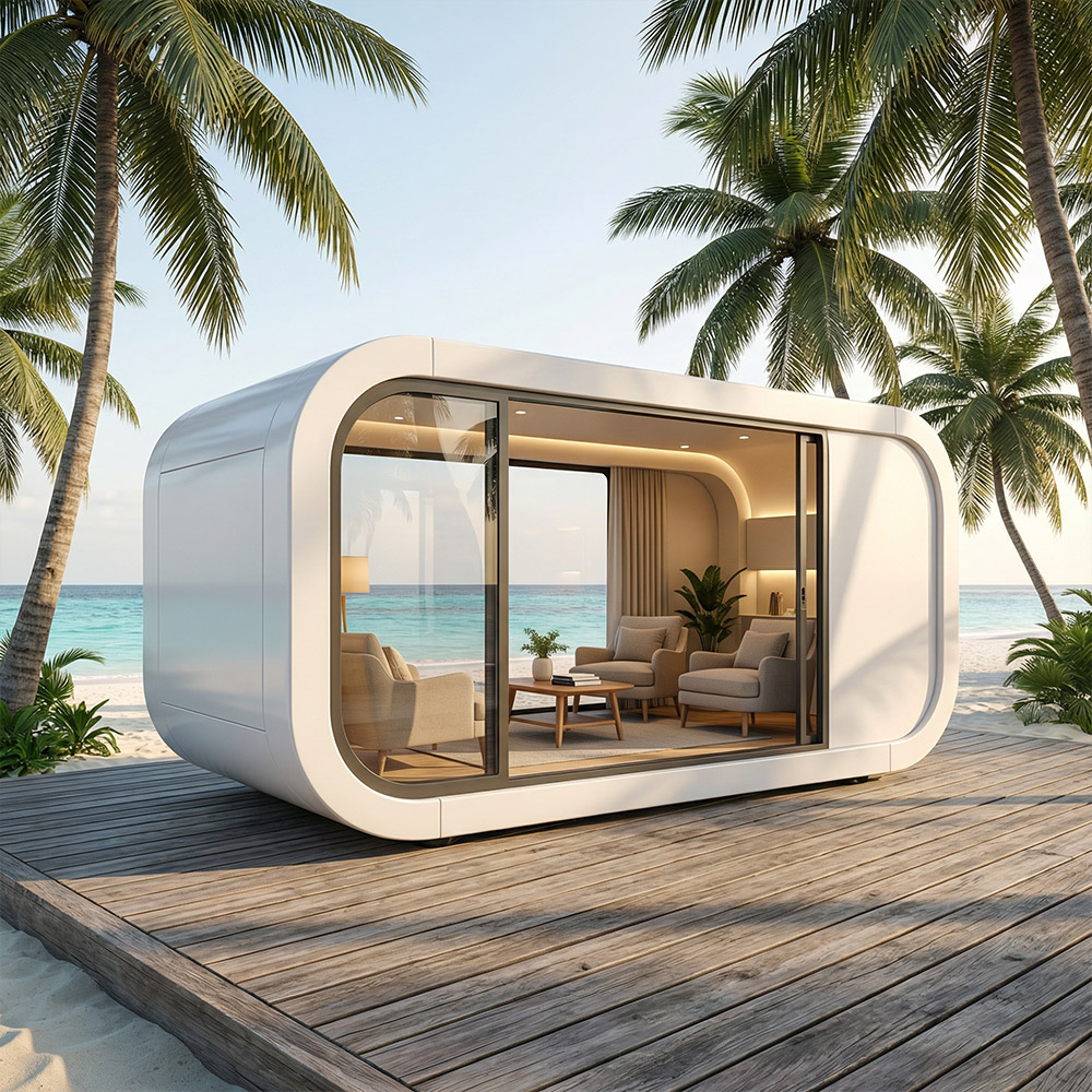 Capsule de cabine Apple détachable monocouche de forme irrégulière