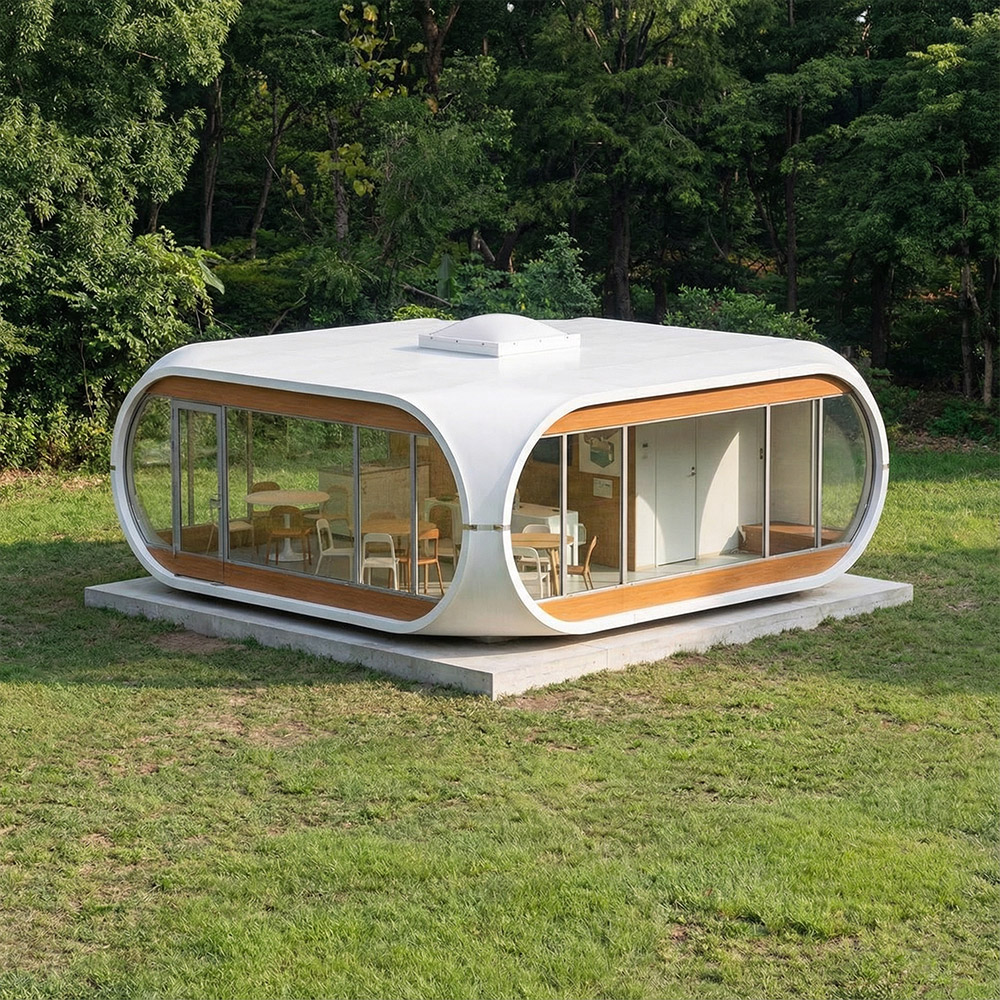 Capsule de cabine Apple détachable monocouche de forme irrégulière
