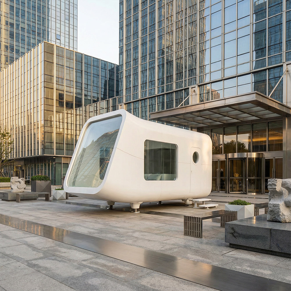 Capsule de cabine Apple détachable monocouche de forme irrégulière
