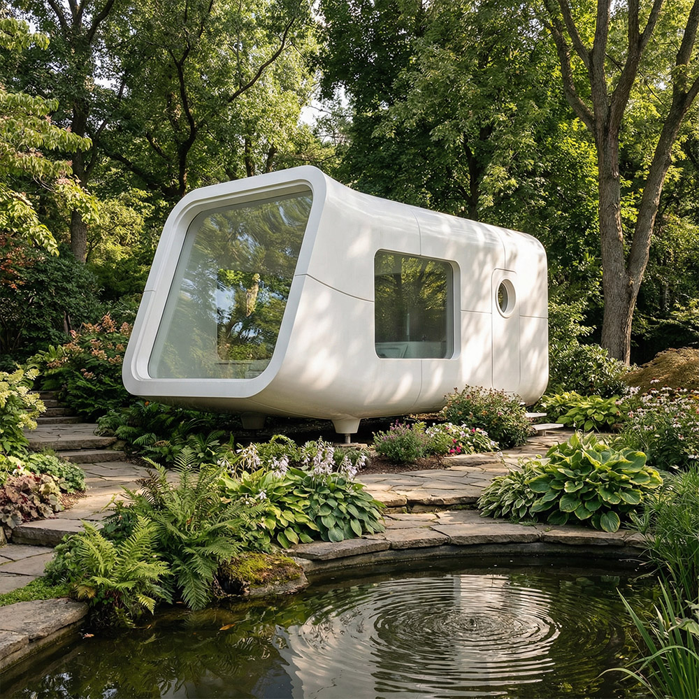 Capsule de cabine Apple détachable monocouche de forme irrégulière