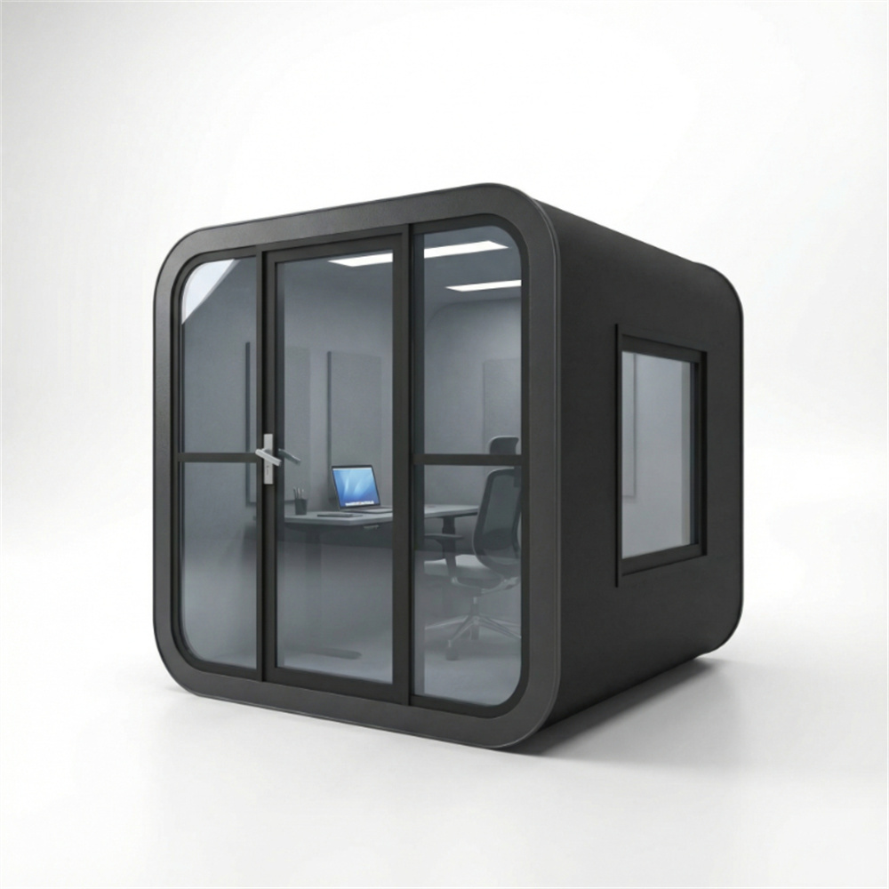 Résidence mobile insonorisée avec mini capsule spatiale
