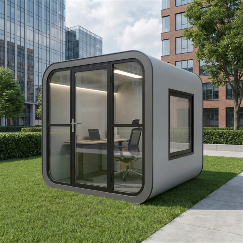 Résidence mobile insonorisée avec mini capsule spatiale