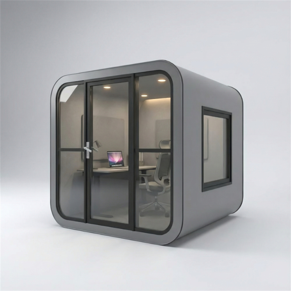 Résidence mobile insonorisée avec mini capsule spatiale
