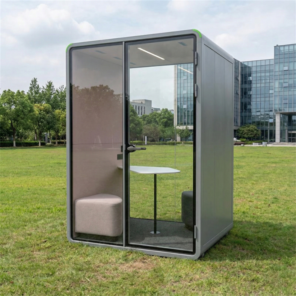 Résidence mobile insonorisée avec mini capsule spatiale