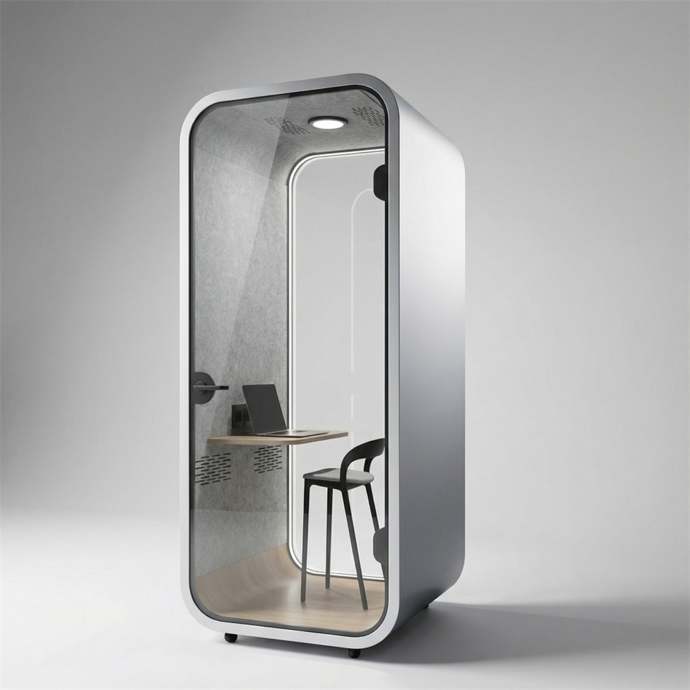 Résidence mobile insonorisée avec mini capsule spatiale