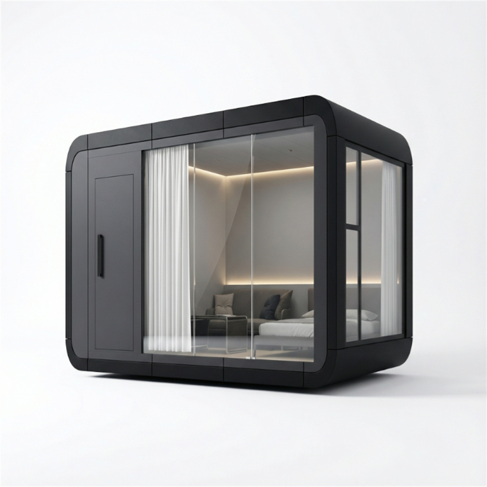 Résidence mobile insonorisée avec mini capsule spatiale