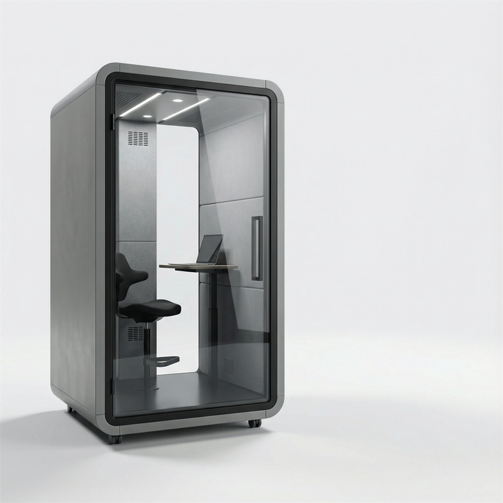Résidence mobile insonorisée avec mini capsule spatiale