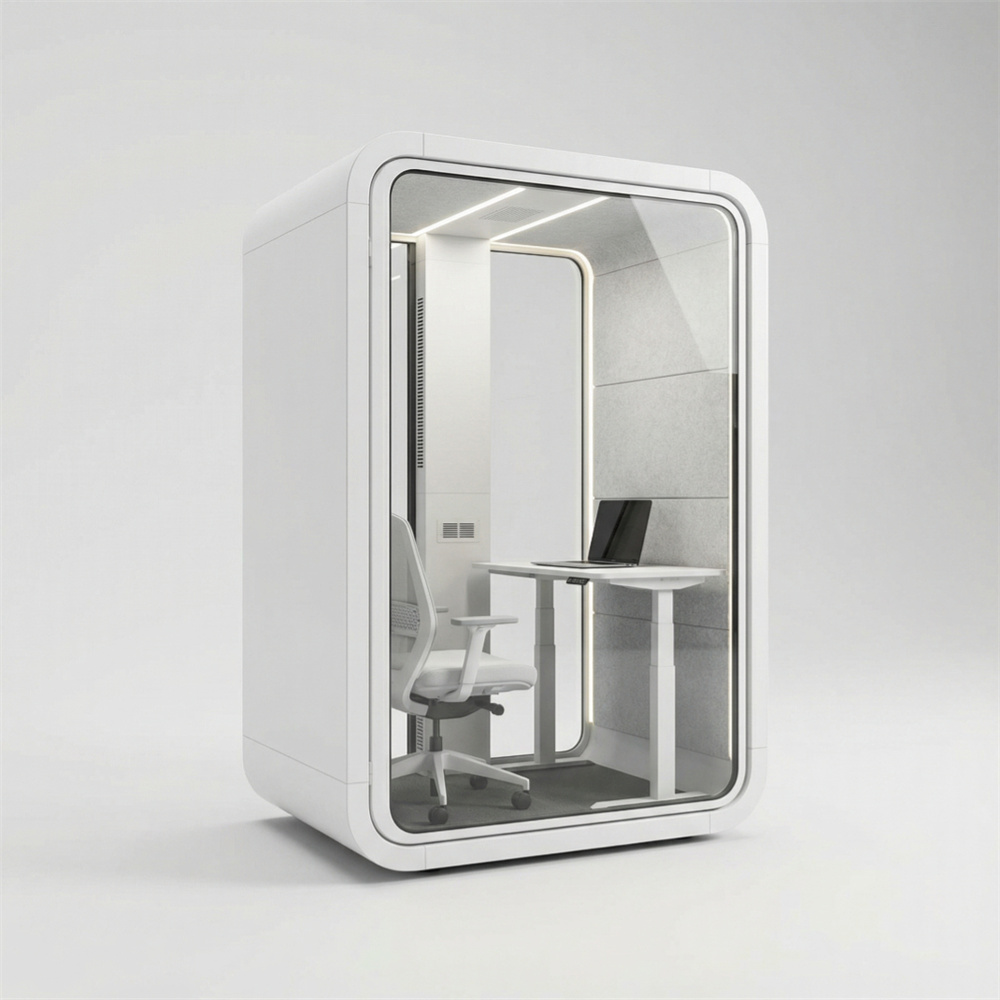 Résidence mobile insonorisée avec mini capsule spatiale