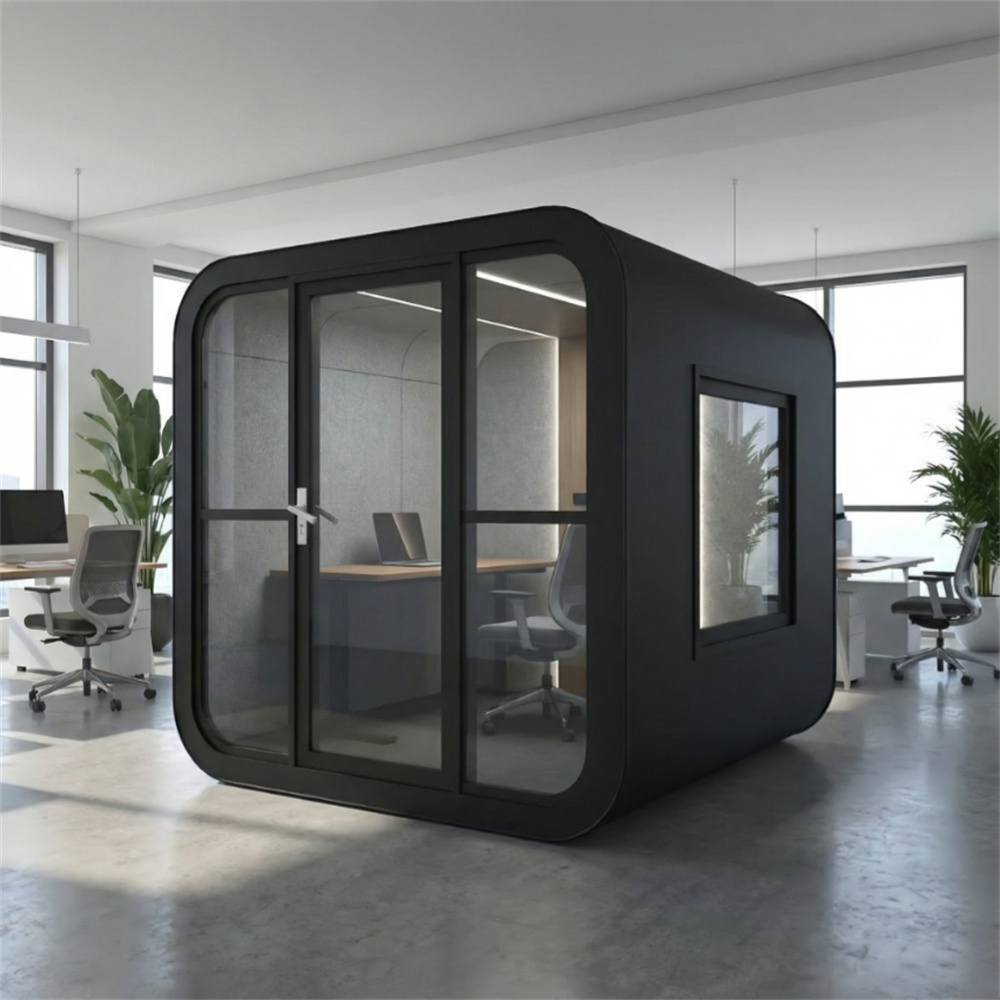 Résidence mobile insonorisée avec mini capsule spatiale