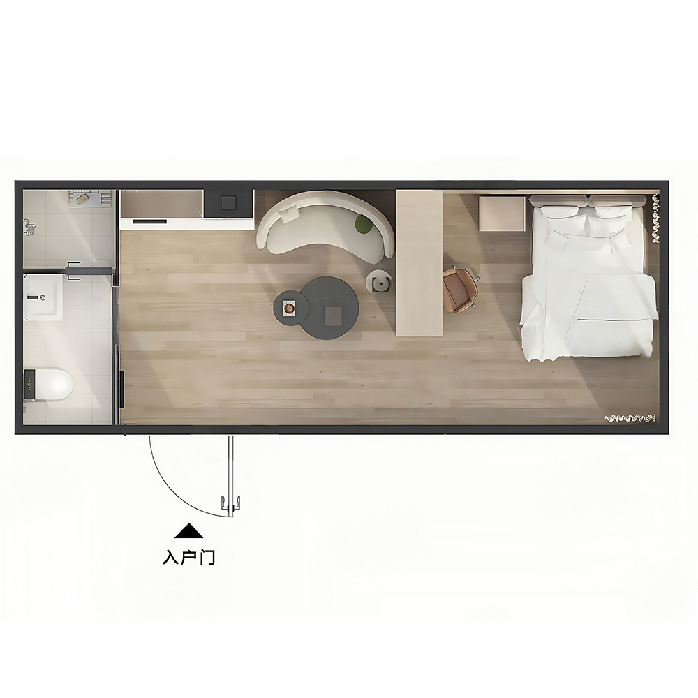 Maison modulaire F3 Scenic Vacation Tiny Apple