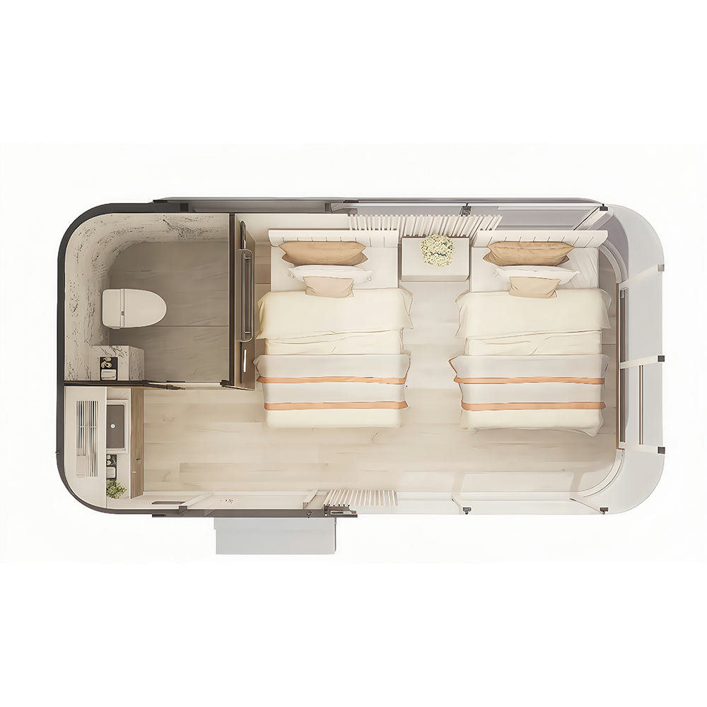 Résidence modulaire fermée préfabriquée S1