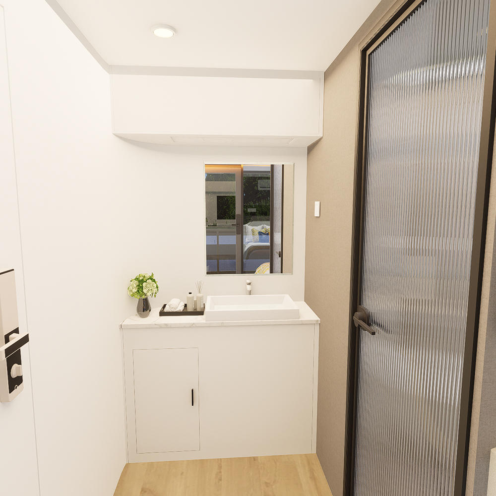 Maison capsule modulaire préfabriquée standard S1