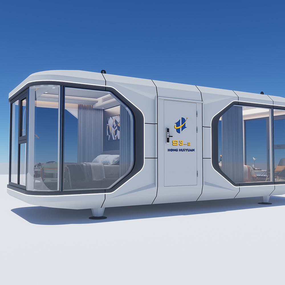 Maisons capsules modulaires panoramiques S3-2