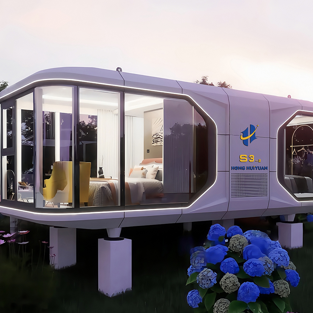 Maisons capsules modulaires panoramiques S3-2