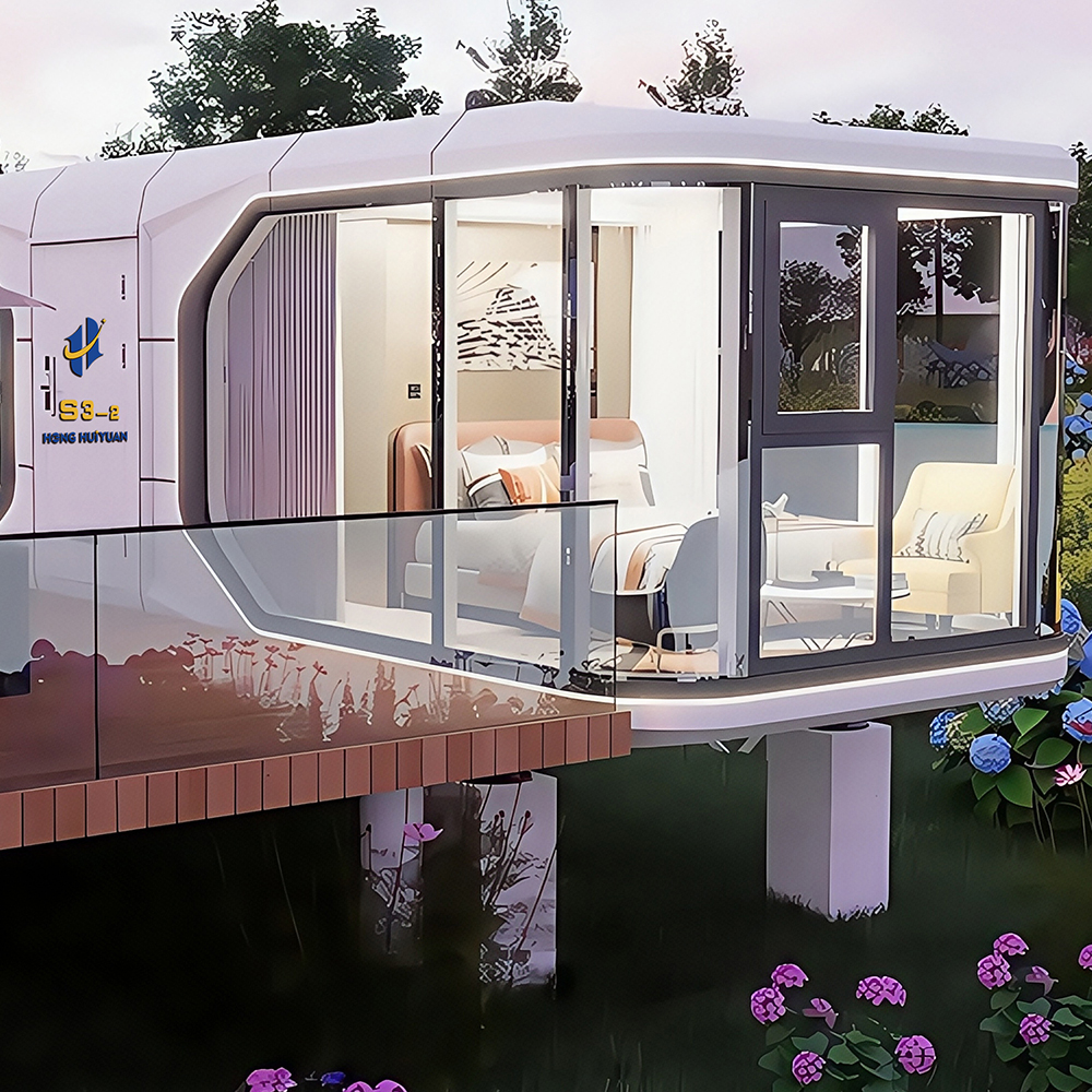 Maisons capsules modulaires panoramiques S3-2