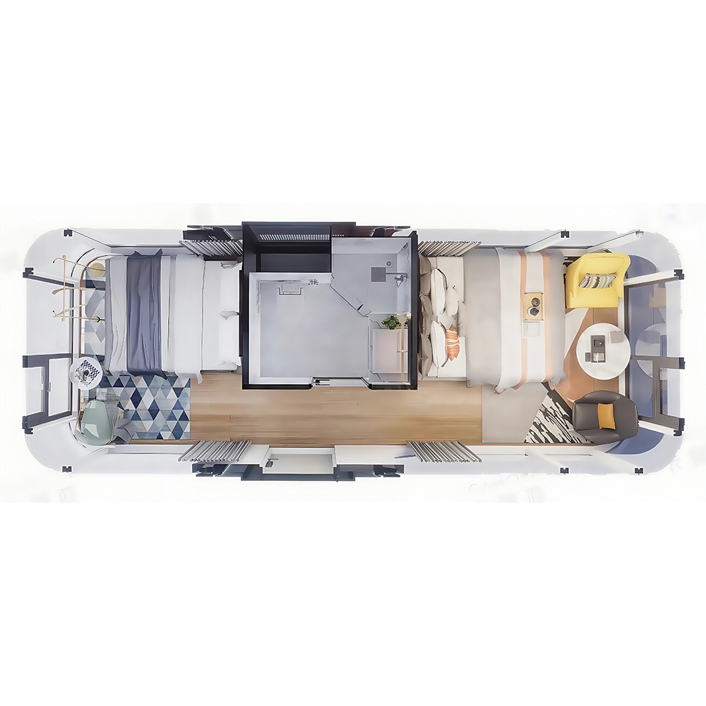 Maisons capsules modulaires panoramiques S3-2