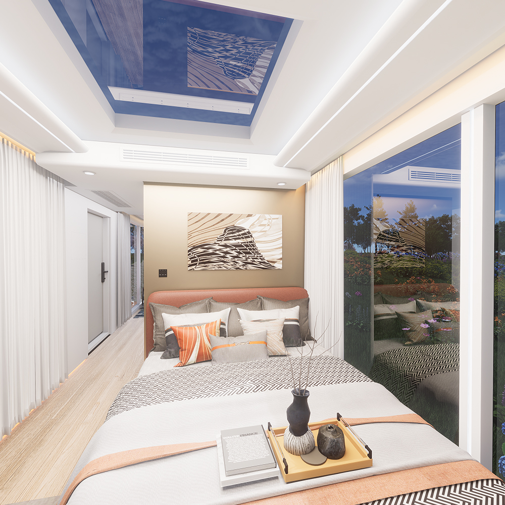 Maisons capsules modulaires panoramiques S3-2