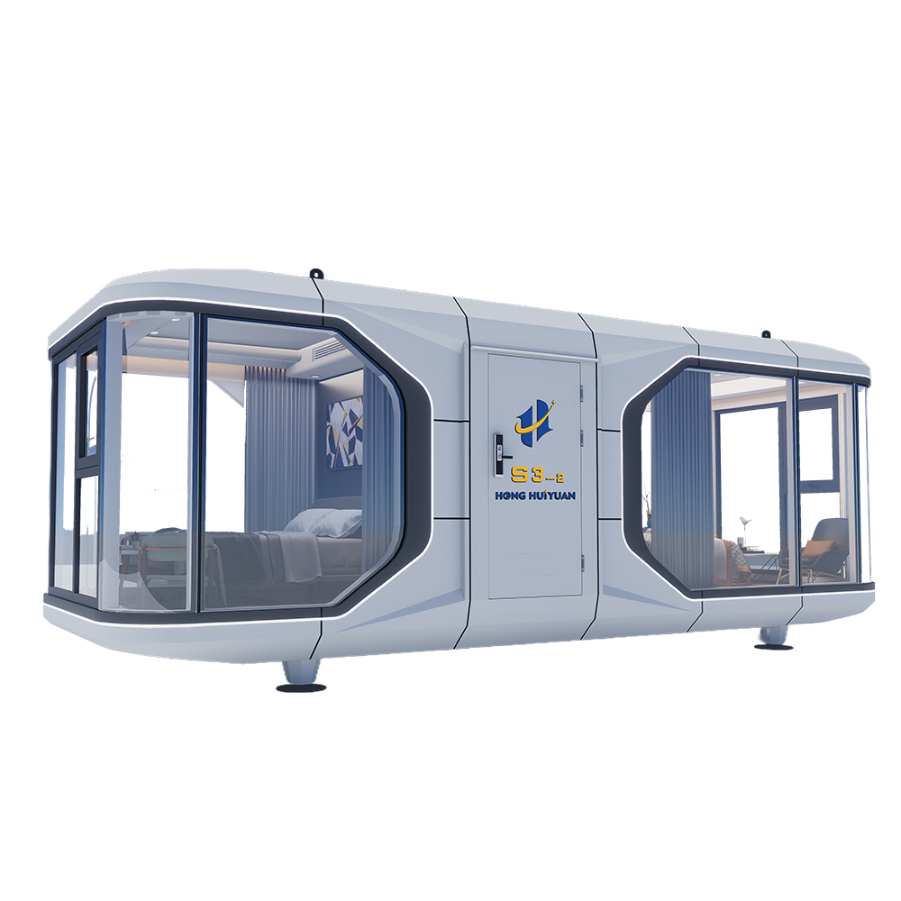 Maison de capsule fermée mobile préfabriquée S3