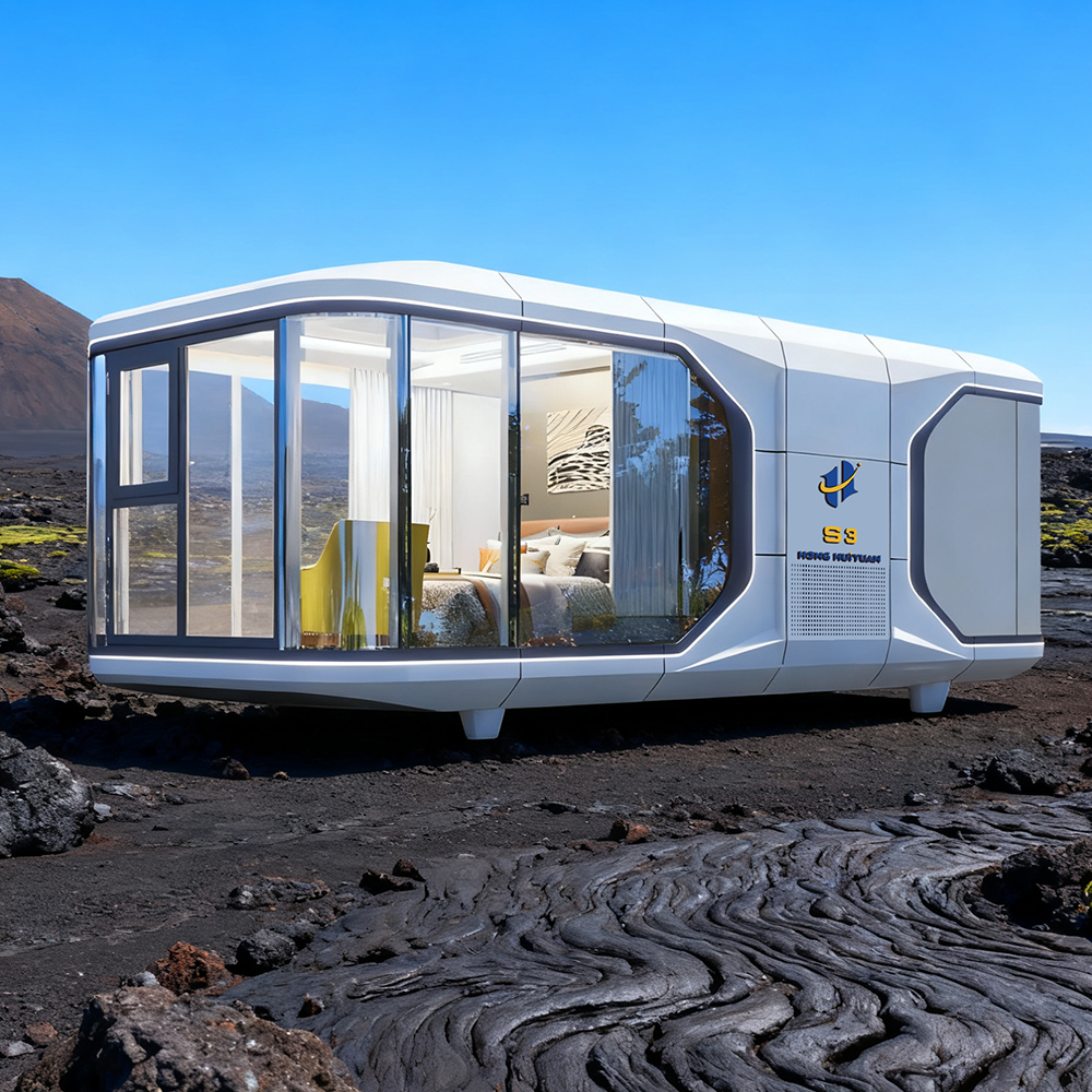 Maison de capsule fermée mobile préfabriquée S3