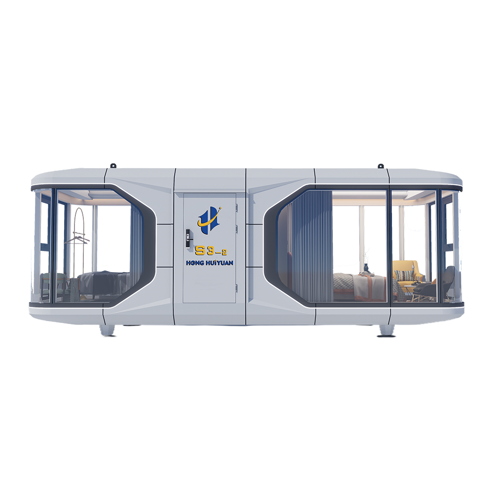 Maison de capsule fermée mobile préfabriquée S3