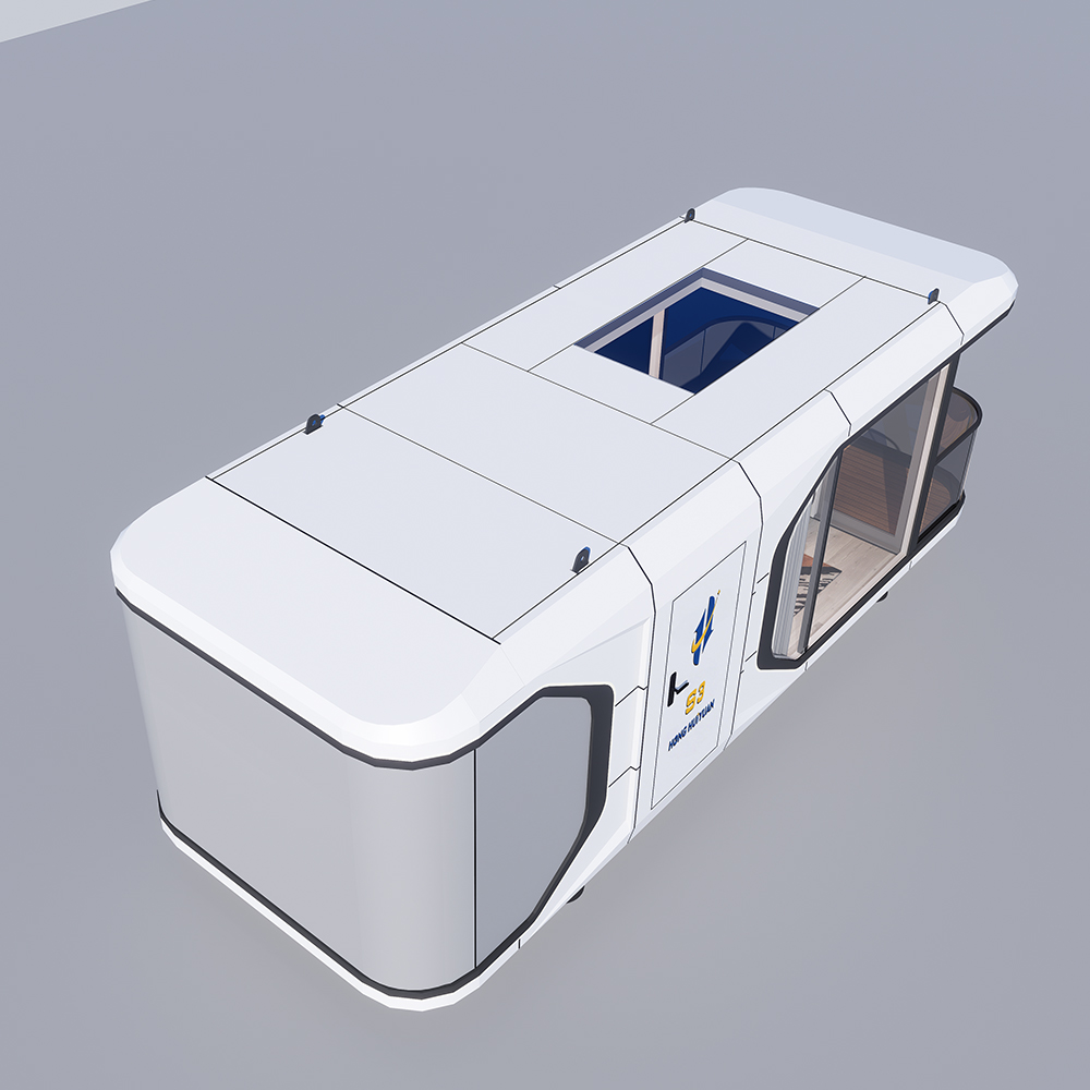 Maison modulaire intelligente préfabriquée standard S3