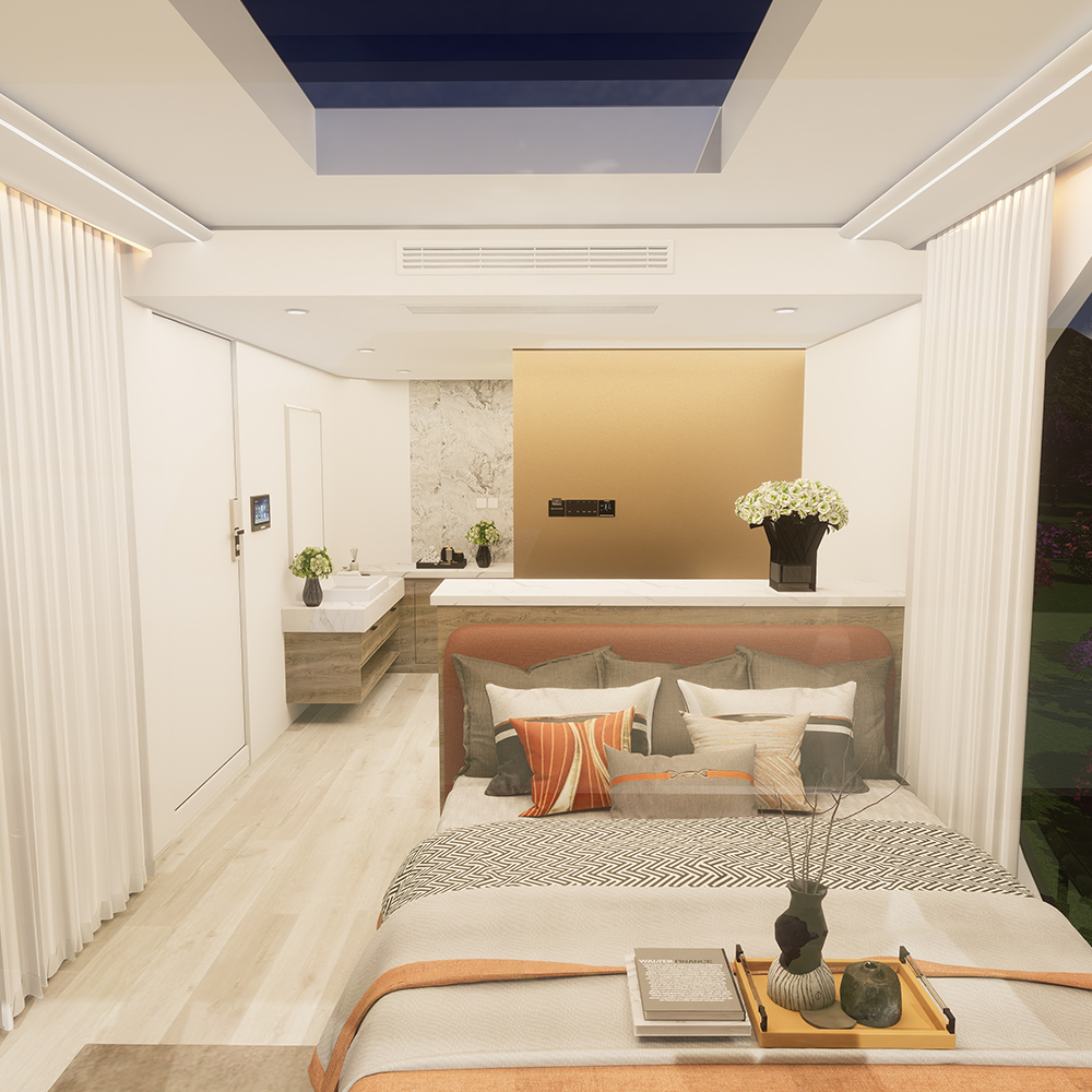 Maison modulaire intelligente préfabriquée standard S3