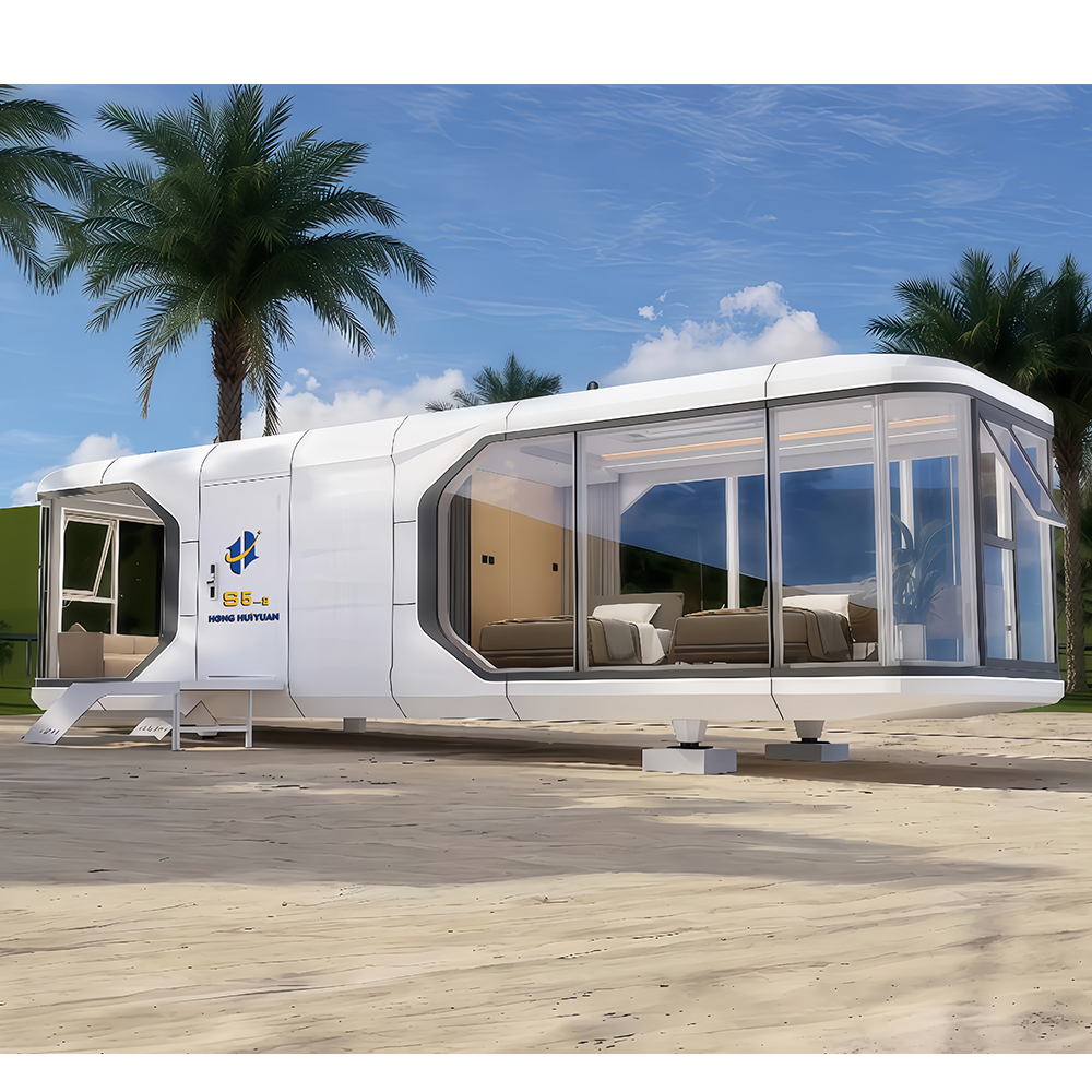 Maison capsule spatiale entièrement fermée à installation rapide S5-2