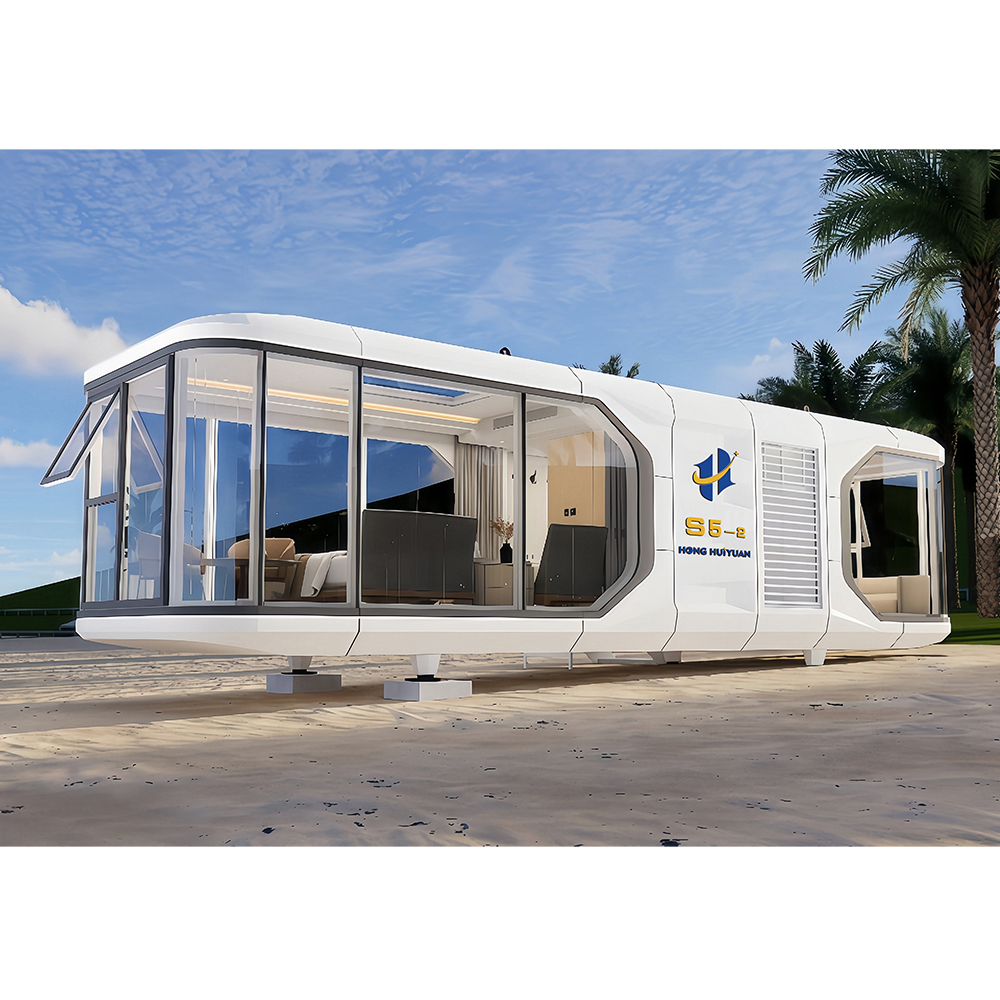 Maison capsule spatiale entièrement fermée à installation rapide S5-2