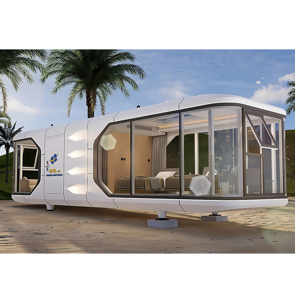 Maison capsule spatiale entièrement fermée à installation rapide S5-2