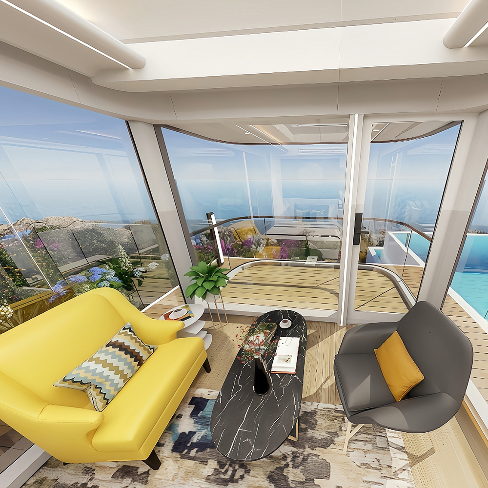 Maisons de capsules scéniques portables S5