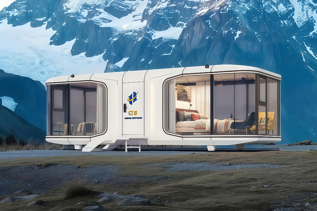 Maisons de capsules spatiales